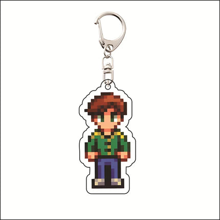 Stardew Valley 5cm Acrylic keychain Cute Desktop Ornament Collectible  Gift in Stock Action Figure Toy Accept customization