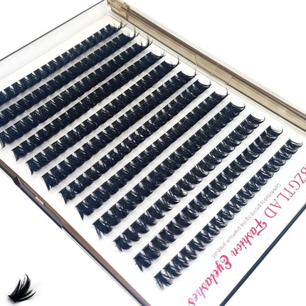 HBZGTLAD Spike eyelash clusters Wispy Cluster eyelash extensions mink strips lower eyelashes fairy hair combinations eyelash clu
