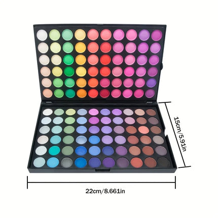 120 Color Eyeshadow Palette Glitter Matte Shimmer Finishes Eye shadow Palette Colorful High Pigment Eyes Makeup Palette for Part
