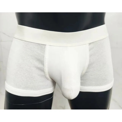 2026 Cotton Men's Boxer Briefs with Large Pockets, Comfortable and Hot-Selling Men's Sexy Underpants.