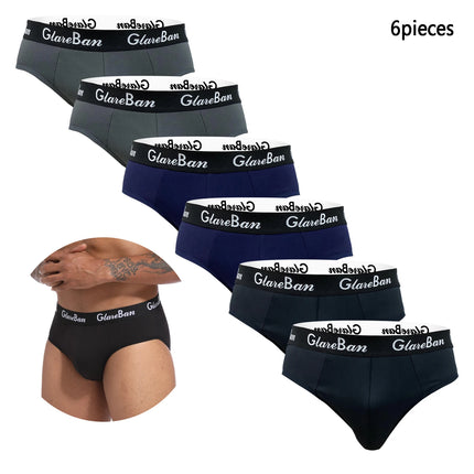 6pcs Pack Briefs Brand Boxer Fashion Style Men Panties Underwear Male And Underpants For Homme Luxury Set Shorts Box Slips ﻿