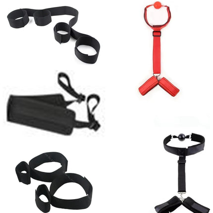 BDSM Bondage Body Restraints Flirting Cosplay Wrists Ankle Cuffs Fetish Sex Toys for Couples Men Erotic Accessories Adults Sexe