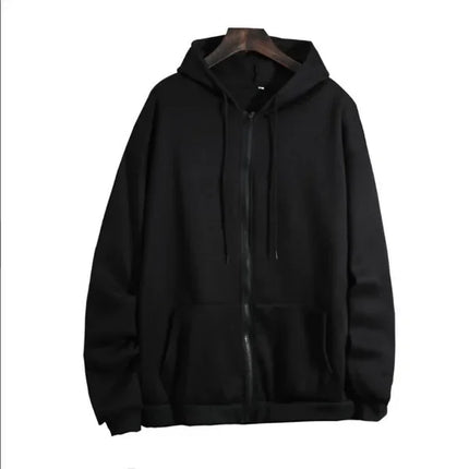 Loose-Fit Hooded Sweatshirt Women's Clothing Autumn Winter Plus Size Zip-Up Cardigan Top Wholesale Foreign Trade
