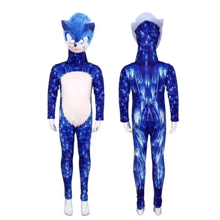 Wholesale New Sonic Costume Kids Miles Prower Knuckles Shadow Hedgehog Jumpsuit Anime Sonic Cosplay Halloween Birthday Party Cosplay