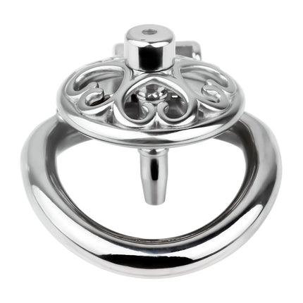 LEZEE Metal Chastity Cage With Urethral Plug Cock Cages Discreet Shipping Sexy Adult Male Penis Ring Metal Cockring Sex Toys