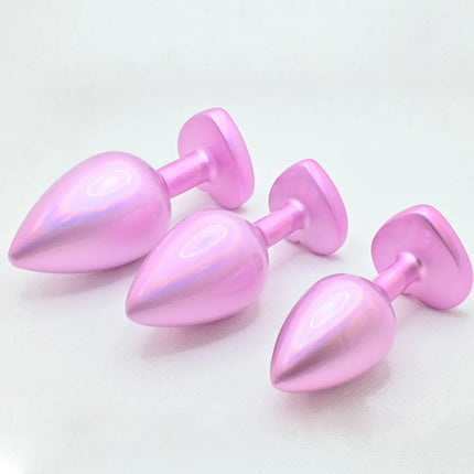 1pcs, Heart-shaped anal plug, Gem base butt plug, beginner to expert, anal stimulation, couple masturbator adult sex toys, anal