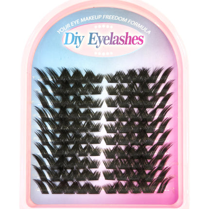 HBZGTLAD10row Fairy Lash Clusters Manga Cluster EyelashLash Clusters Wispy Eyelashes Extensions Natural Look C/D Curl Individual