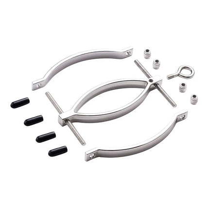 Labia Spreader Strap with Clamp Clip Onto Clitoris Spread Pussy Open Vagina Stimulator BDSM Bondage Nipple Sucker Sex Toys Slave