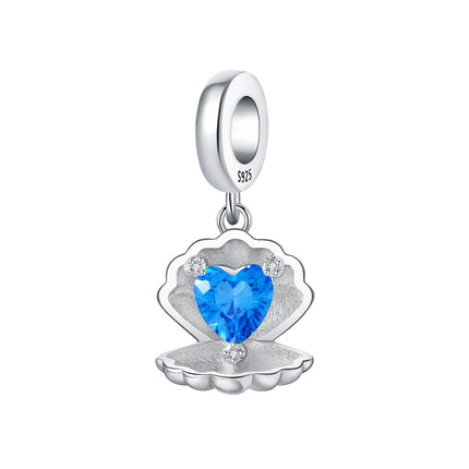 Orstarry Charm Silver 925 Beads Blue Series Fit Bracelet Charms DIY Original Fashion Pendants For Women Jewelry Trendy Gifts