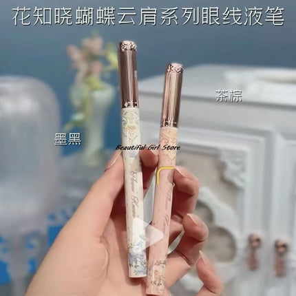 Flower Knows Butterfly Cloud Collar Collection Liquid Eyeliner Black Brown Smooth Not Easy To Smudge 0.5ml