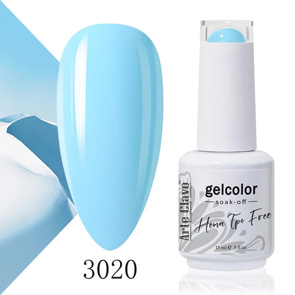 Arte Clavo Colourful Gel Nail Polish Nail Art Gel Varnishes Macaron Color Nail Semi Permanant Soak Off LED UV Gel Nail Varnishes