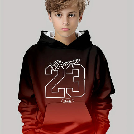 Kids Clothes Boys Hoodies Long Sleeve 3D Letter Print Children Spring Fall Clothes Casual Fashion Outdoor Child Girl Clothes Top