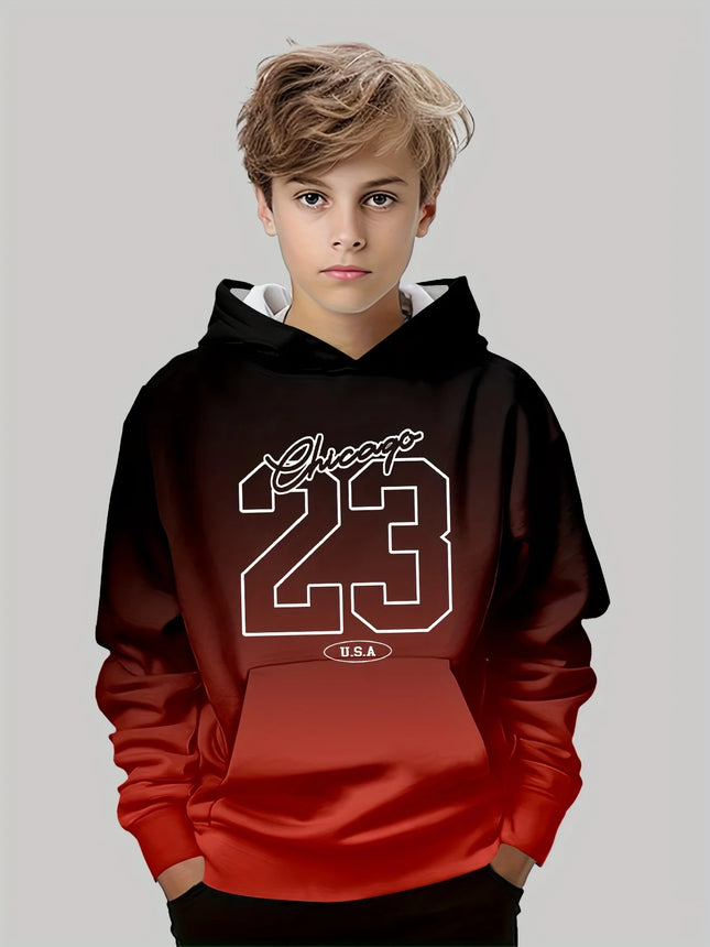Kids Clothes Boys Hoodies Long Sleeve 3D Letter Print Children Spring Fall Clothes Casual Fashion Outdoor Child Girl Clothes Top
