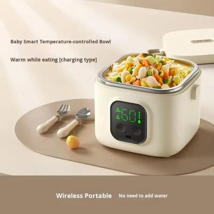 Portable USB Rechargeable Wireless Lunch Box Hot Selling Stainless Steel Plastic Housing Cordless Electric Food Outdoor