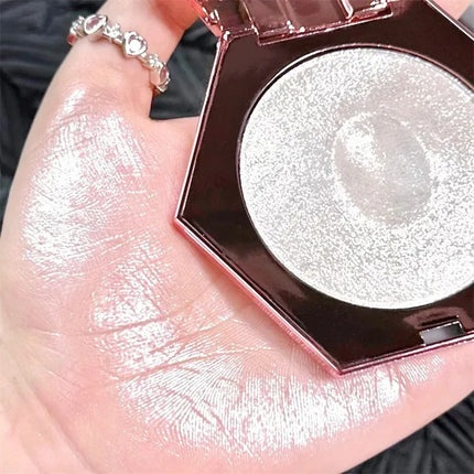 Diamond Highlighter Facial Bronzer Palette Platinum Shimmer Face Contour Powder Flash Body Base Illuminator - Water Light Makeup