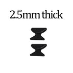 2pcs 2.5mm black