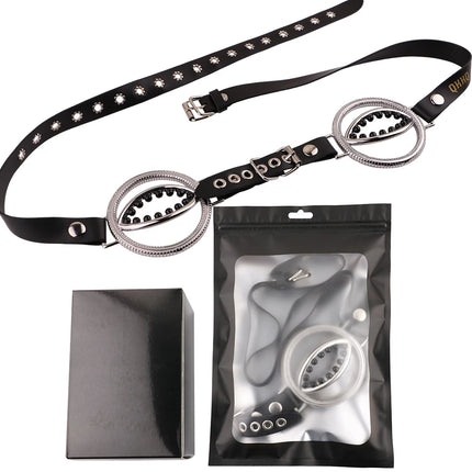 BDSM Breast Bondage Harness Belt Nipple Clip Stimulation Sadism Slave Games Women Breast Restraint Fetish Sex Toys Couples