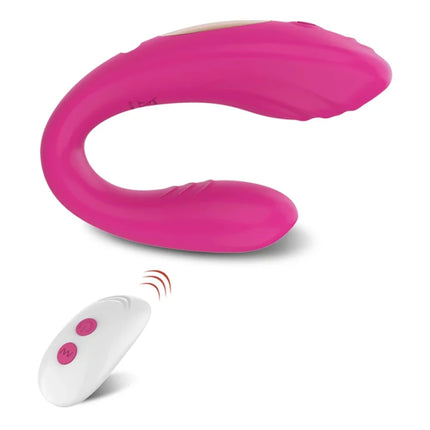 Erotic Wireless Remote Control Clitoris Vibrator U Shape Dildo G Spot Clitoris Stimulat Vibrator Sex Toy for Women Adult Couples