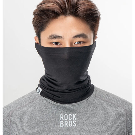 ROCKBROS Windproof Fleece Neck Warmer Winter Scarf Tencel Wool Bandana Mask Snowboard Skiing Outdoor Scarf Balaclava Unisex
