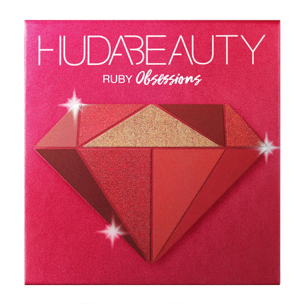 Huda Beauty 9 Color Palette Diamond Amethyst Ruby Red Gold Eye Shadow Pallete Matte Shimmer Eyeshadow Palette Glitter Makeup