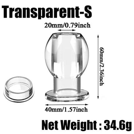 Hollow Butt Plug SM Enema Speculum Anal Trainer Anus Expander Anal Dilator Anus Cleaning BDSM Toys Buttplug Sex Toys For Women