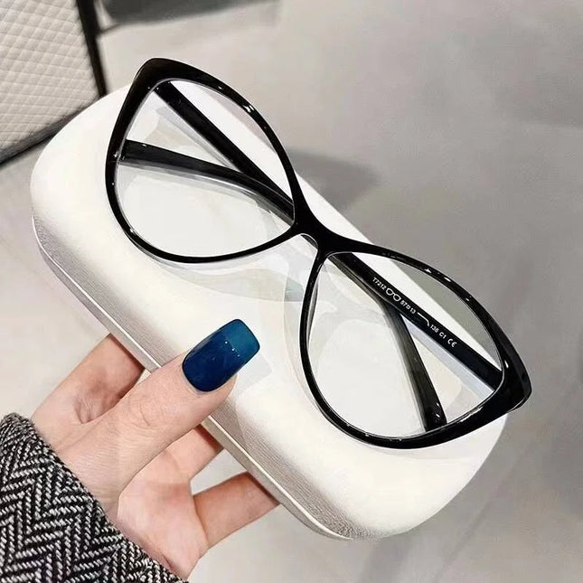 Ladies Retro Anti-blue Myopia Glasses Vintage Ultralight Minus Diopter Glasses Eyewear Women Trendy Cat Eye Frame Eyeglasses