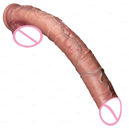 16.9in Realistic Long Soft Dildo with Suction Cup sex toys for men And Women Super Size Anal Sex Toy Masturbator adult sex toys