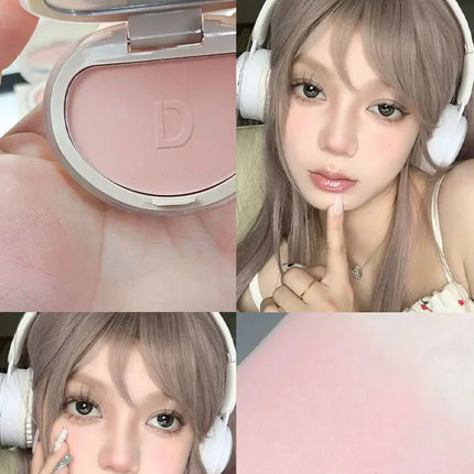 AimAnpu Monochrome Honey Powder Blusher High Gloss Natural Brightening Rouge Setting Cream
