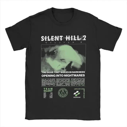Men Silent Hill 2 T-Shirts Cotton Clothing Casual Short Sleeve Round Neck Tee Shirt Adult T-Shirts 72473