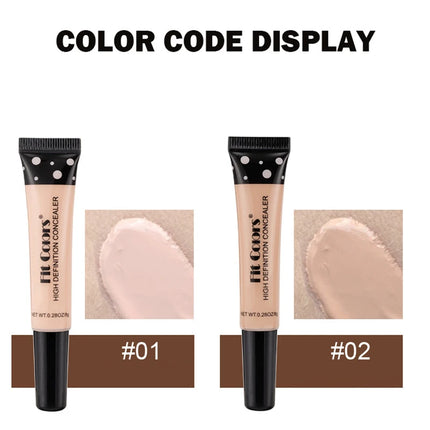 Nude Makeup Facial Foundation Waterproof Cover Blemish Base Fluid Concealer Oil Control Lasting Brighten Skin BB Cream Cosmetics