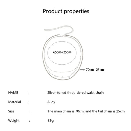 Sexy Multi Layer Chain Belly Belt Waist Chain Women Summer Beach Bikinis Festival Accessories Body Chain Jewelry Accessories