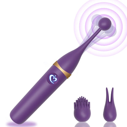 Powerful 10 Frequency Clitoral Stimulation G-spot Vibrator 3 Replacement Head Masturbation Massager Female Adult Sex Toys