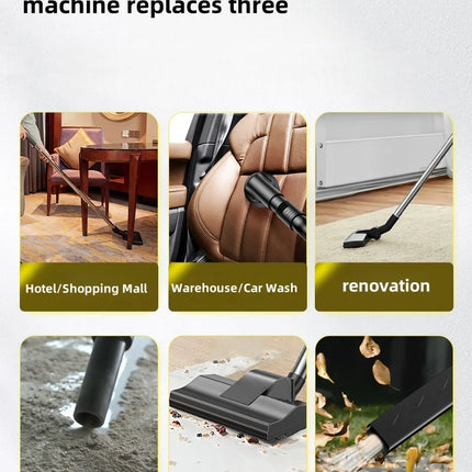 3 in 1 Vacuum Cleaner 3300W Wet and Dry Vacuum Cleaner Industrial Vacuum Cleaner for Hotels Malls Warehouses Car Washes