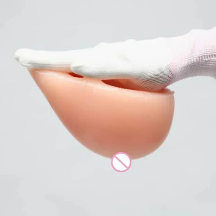 1 Pair=2pcs Realistic Self-Adhesive Silicone Fake Breasts Form for Crossdresser Prosthesis Transgender Cosplay Fake Boobs