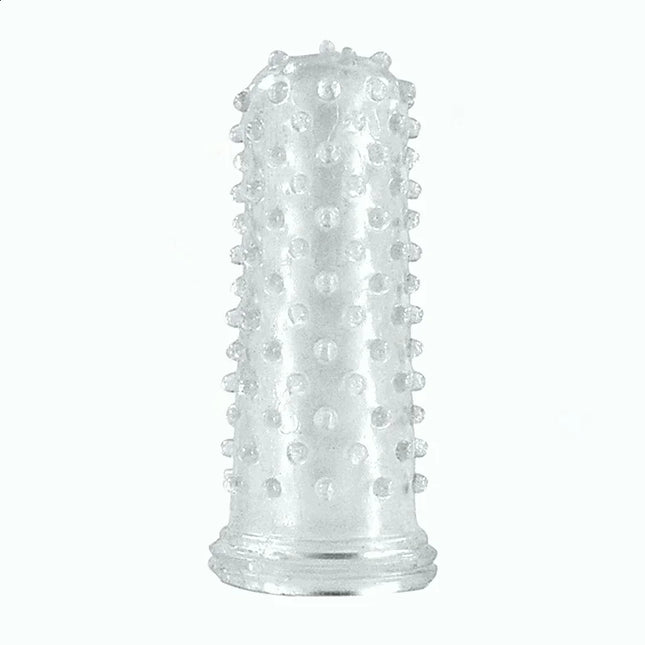 Reusable Condoms Silicone Finger Sleeve Vagina G Spot Clit Stimulate Masturbation Finger Sleeve Orgasm Sex Toys For Women Men