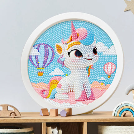 DIY Handmade Diamond Painting - Cartoon Unicorn Mermaid Mosaic Diamond Painting Set Gift - Toys for Girls - Home Decoration