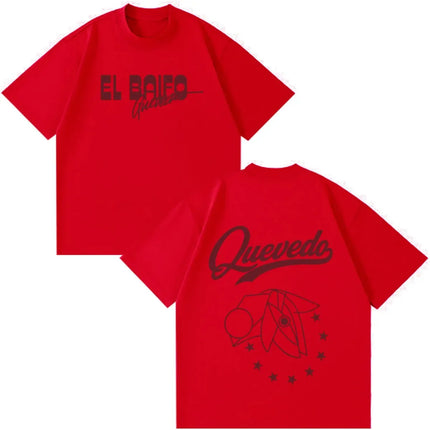 Summer Short-sleeved QUEVEDO EL BAIFO Album 2026 Tour Print T Shirt Men Women Fashion T-shirt Cotton Casual Vintage T-shirts Top