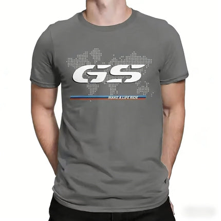 2026 Summer New Cotton T-Shirt For BMW Fans Motorrad R1250GS Motorcycle Men Hip Hop Streetwear Unisex Tops oversized t shirt