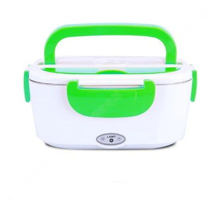 New Home 110V 220V Stainless Steel Electric Lunch Box Small Office Picnic Portable Lunch Box Insulation Lunch Box Food Container