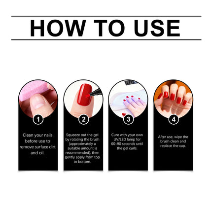 6 Color Nail Polish Pen Bright Color Smooth Drawing Quick Dry Long Wear Easy Grip Portable DIY Nail Creation Nail Art Pens Set