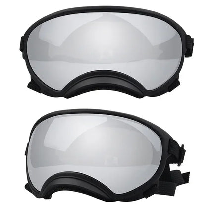 ATUBAN Dog Goggles Anti UV Strong Impact Resistance Adjustable Elastic Puppy Large Breed Dog Goggles Breathable Pet Sunglasses
