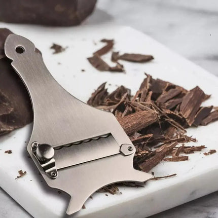 Stainless Steel Truffle Butter Roll Slicer Adjustable Slice Thickness Chocolate Planer Baking Kitchen Supplies Cheese Planer