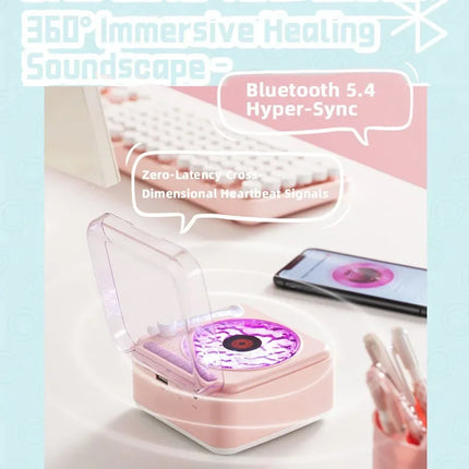 Bluetooth Speaker White Noise Sleep Aid Soundbar Surround Sound Music Box Wave Atmosphere Light Sleep Timer Support TF USB AUX