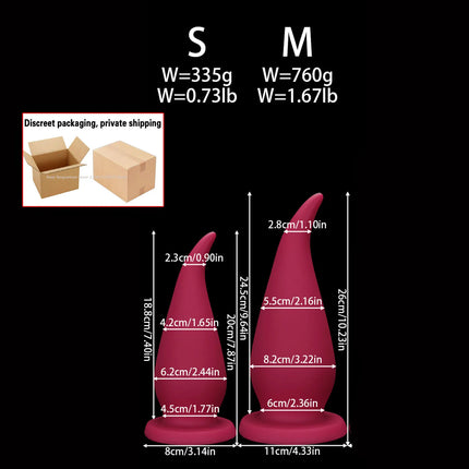 New 25.98 Inch Long Anal Plug Silicone Buttplug Huge Anal Dildos for Women Men Vaginal/Prostate Massage Sigmoid Stimulation 18+