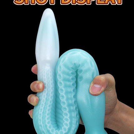 Eel Tentacle Anal Plug Super Long Anal Plug Soft Liquid Silicone Anal Dilator Women's Men's Anal Massage Adult Products