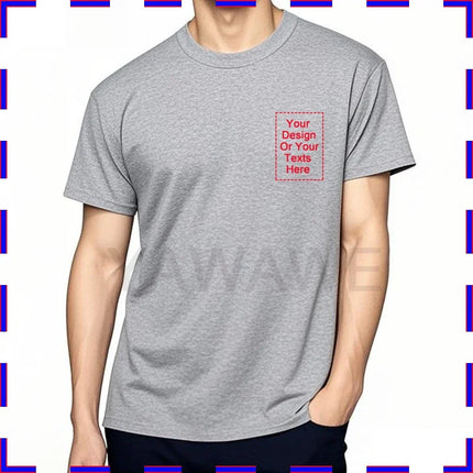 Tailor-made Man TShirts Cotton Summer Your Design Here T Shirts for Men Women Personalized Tee Shirt Diy Print Fashion T-shirt