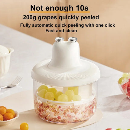 Electric Grape Peeling Machine Auto Multipurpose Small Fruit Peeling Tool Kitchen Peeler for Garlic Tomatoes Peeler Machine 50W