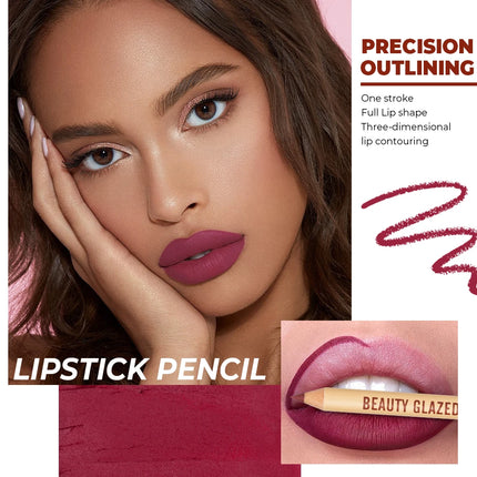 12pcs Lip Liner Pencil Set Matte Nude Sharping Lipliner Pencil Lipstick Waterproof Long Lasting Lipstick Pen Lip Tint Cosmetics