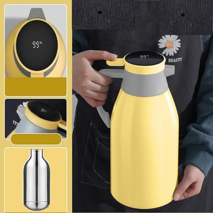 Large Capacity Thermos Kettle Thermal coffee Kettle Hot Water Bottle Coffee Thermal Bottle Large Capacity Glass Liner