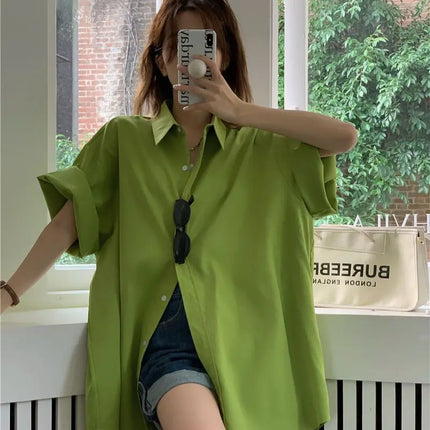 XEJ Elegant and Youthful Women's Blouses Oversize Shirts Women's Summer Clothing Spring 2022 Short-Sleeve Youth Blouses